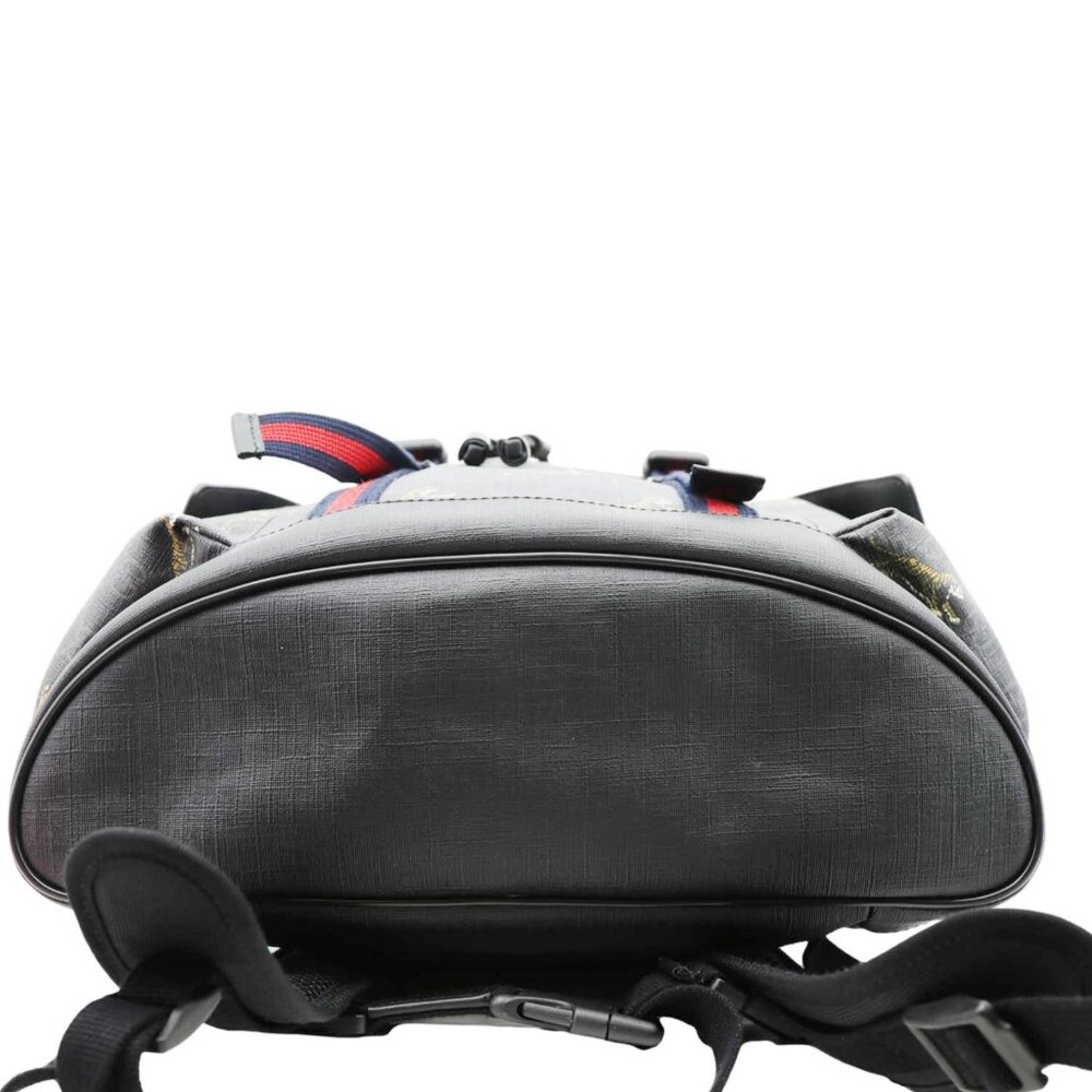 Gucci  GG Supreme Tiger Backpack Black 495563 - Picture 7 of 11